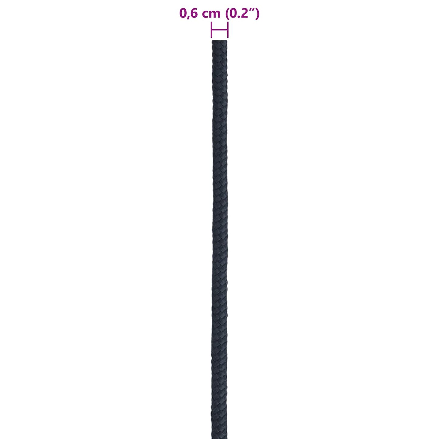 Boottouw 0.6 mm 25 m Koninklijk Blauw Polyester is nu te koop bij PeponiXL, paradijselijk wonen!