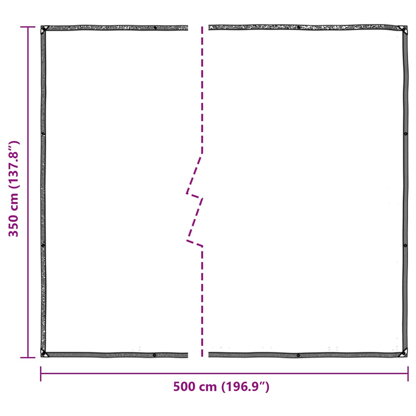 Plantenhoes Doorzichtig 5 × 3,5 m PE is nu te koop bij PeponiXL, paradijselijk wonen!