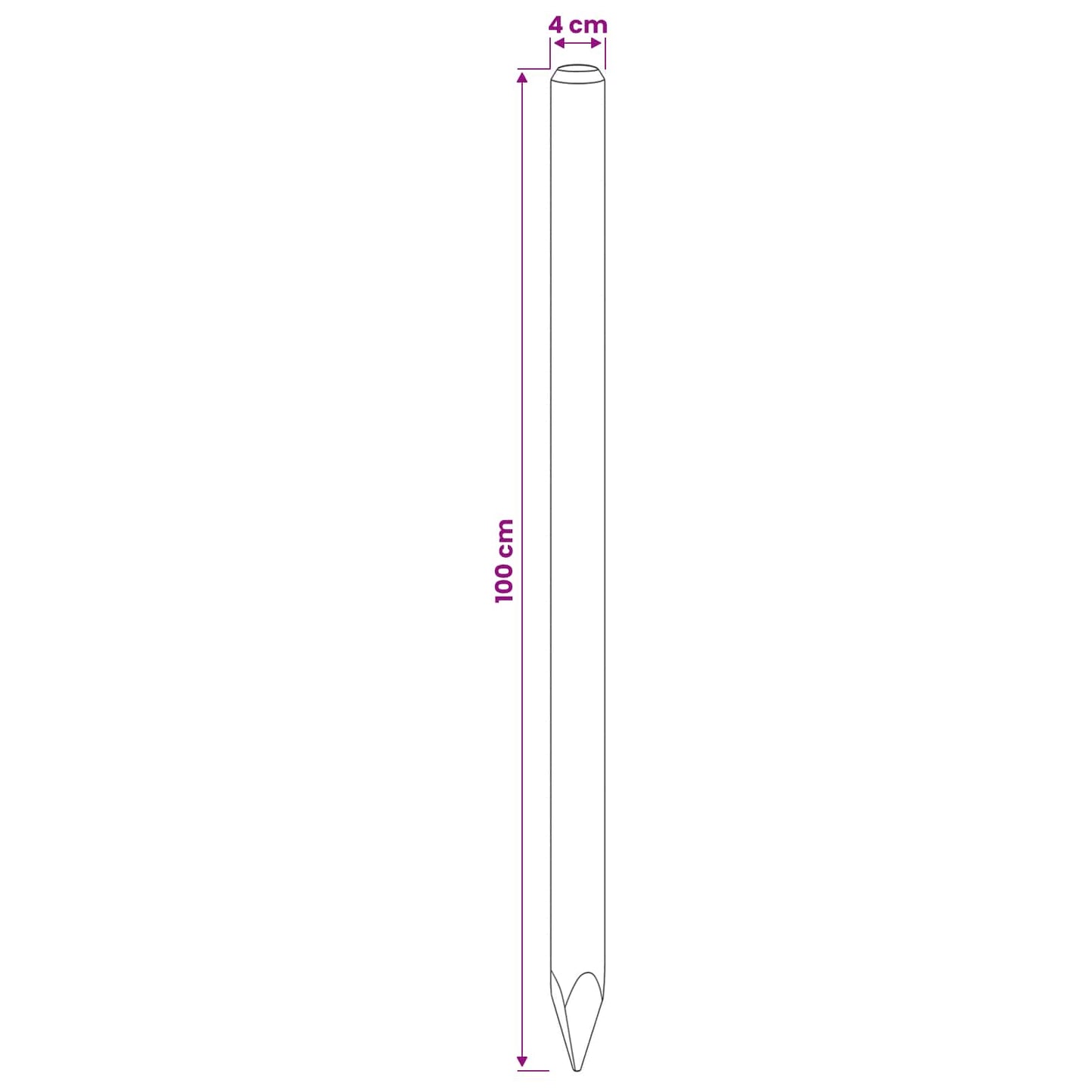 Hekpalen 15 st Groen 100 cm Massief grenenhout is nu te koop bij PeponiXL, paradijselijk wonen!