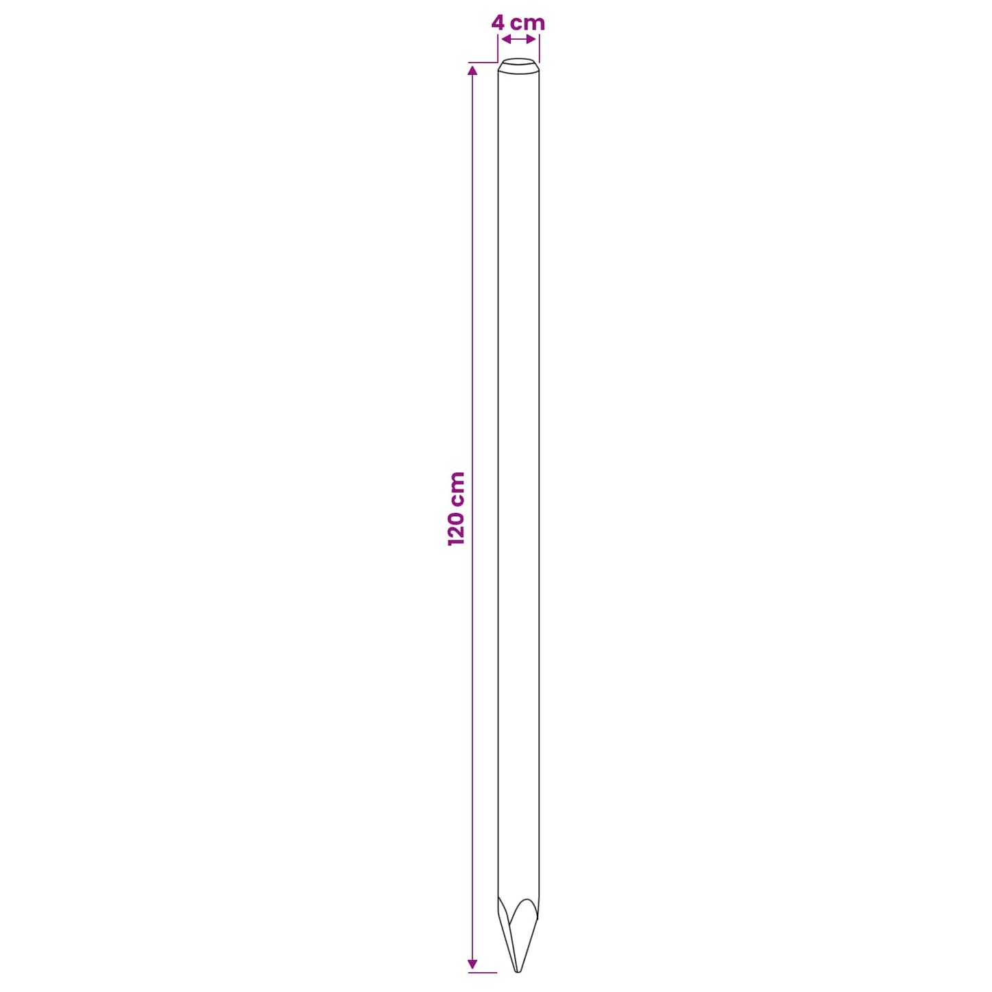 Hekpalen 15 st Groen 120 cm Massief grenenhout is nu te koop bij PeponiXL, paradijselijk wonen!