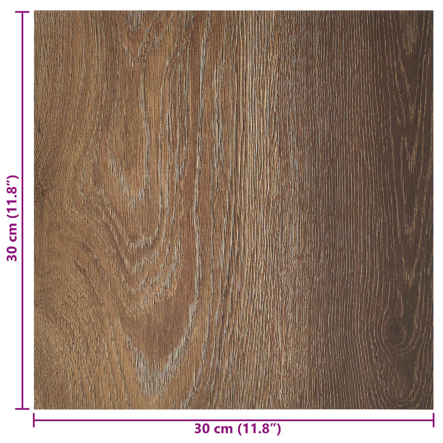 Zelfklevende Vloerplanken 30,5 x 30,5 cm 20 pcs PVC Bruin is nu te koop bij PeponiXL, paradijselijk wonen!