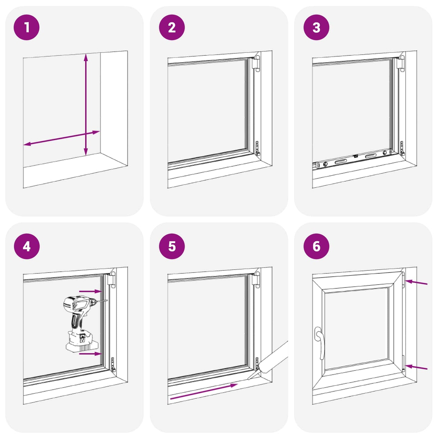 Kelderraam RISOR 50 x 50 cm PVC en glas Wit is nu te koop bij PeponiXL, paradijselijk wonen!