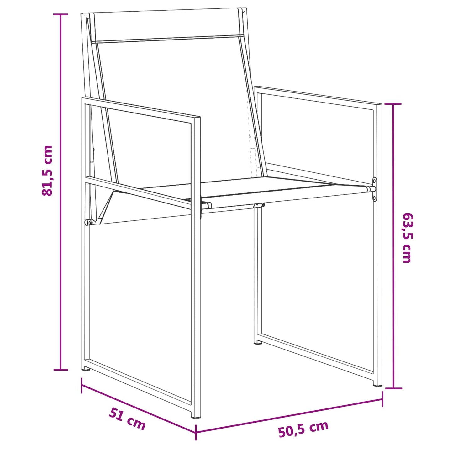 Tuin eettafelset 5 pcs Zwart Textilene en staal is nu te koop bij PeponiXL, paradijselijk wonen!