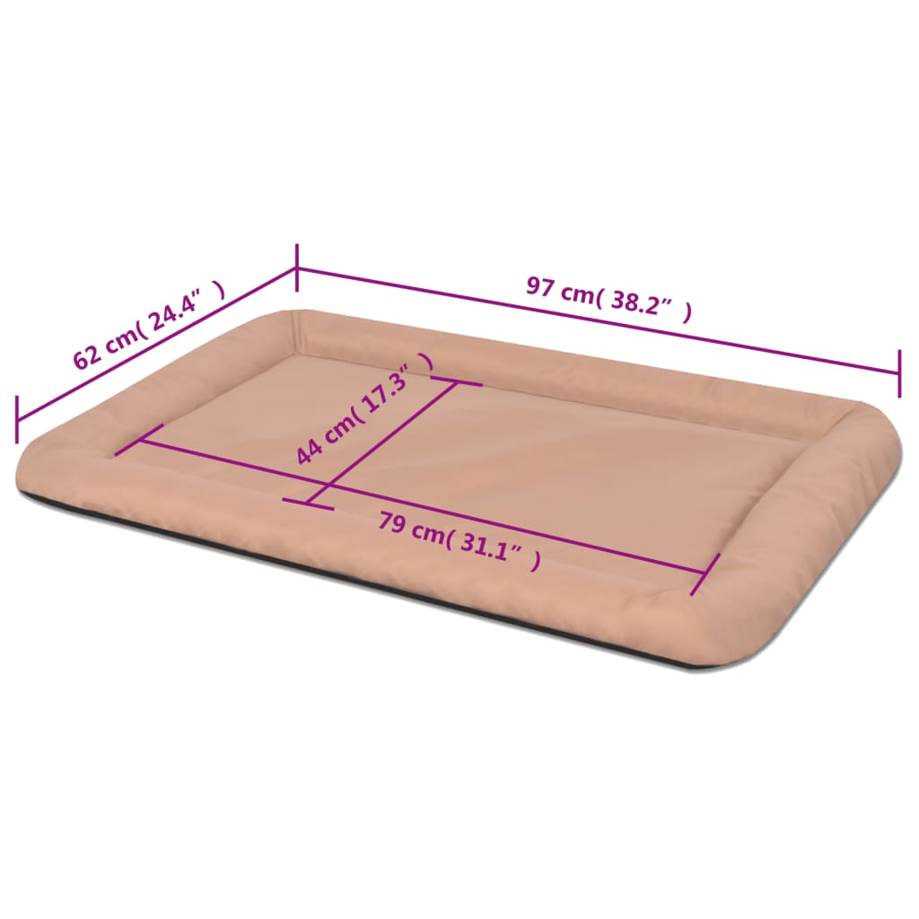 Hondenmatras maat XXL beige is nu te koop bij PeponiXL, paradijselijk wonen!