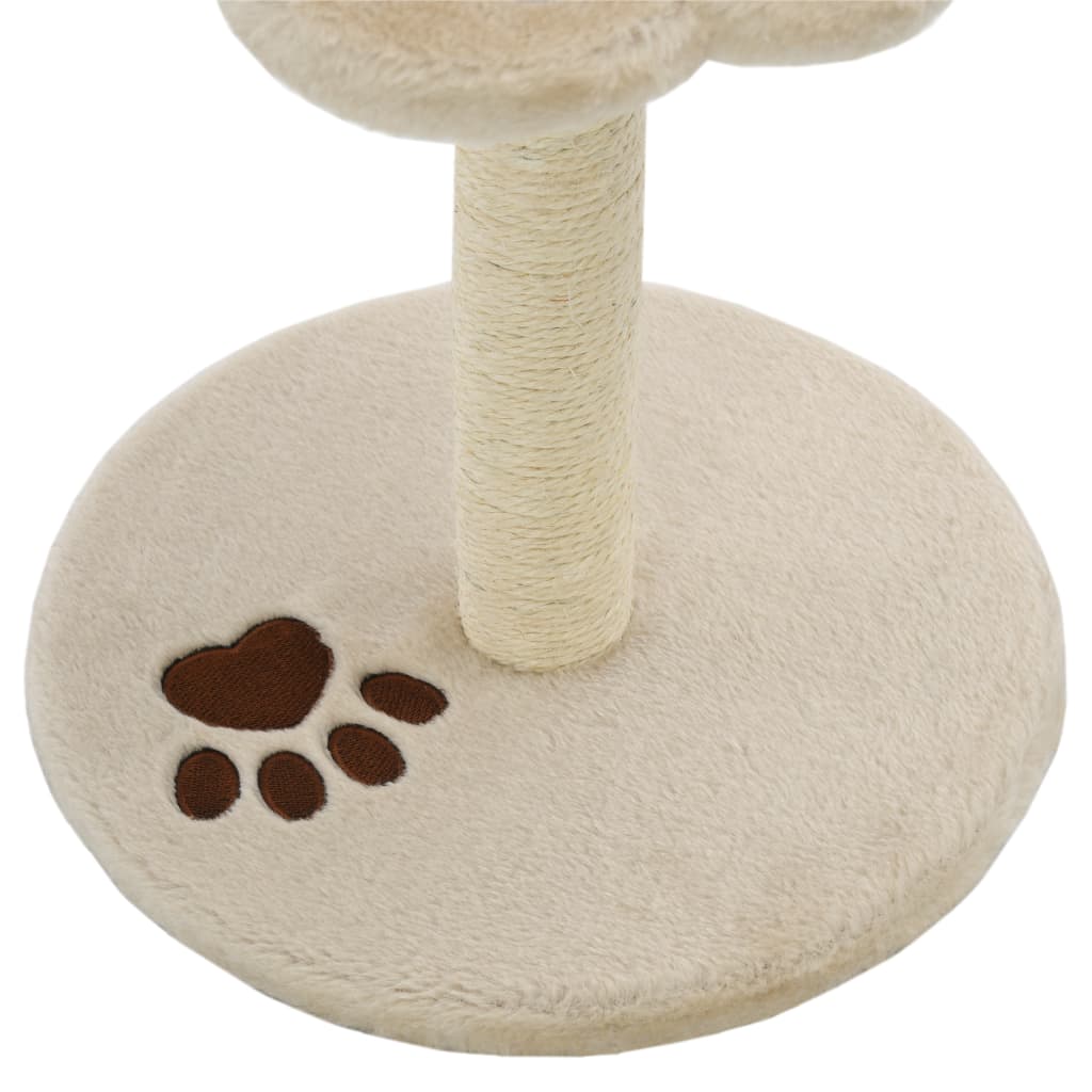 Kattenkrabpaal met sisal krabpaal 40 cm beige en bruin is nu te koop bij PeponiXL, paradijselijk wonen!