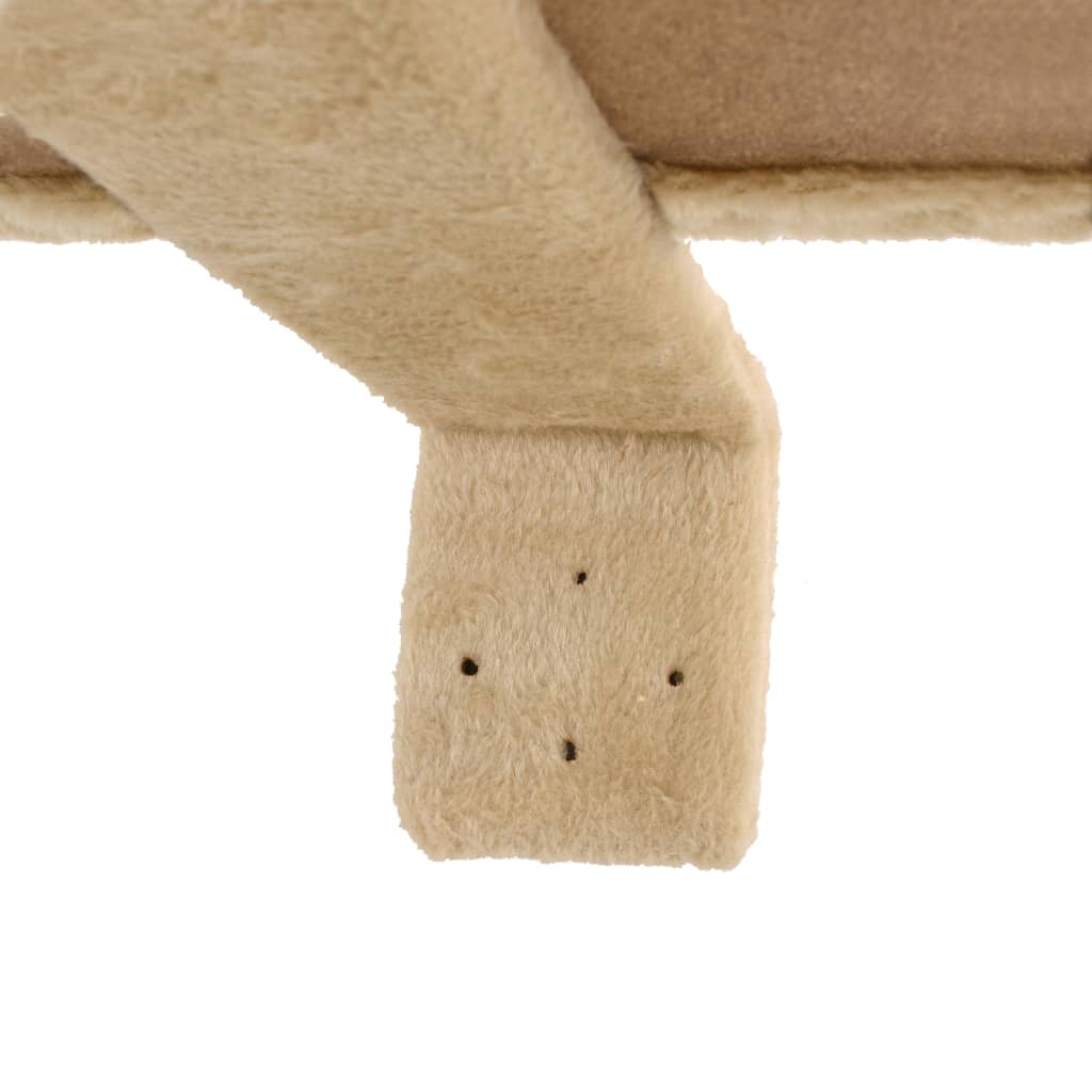 Kattenkrabpaal met sisal krabpalen wandmontage 194 cm beige is nu te koop bij PeponiXL, paradijselijk wonen!
