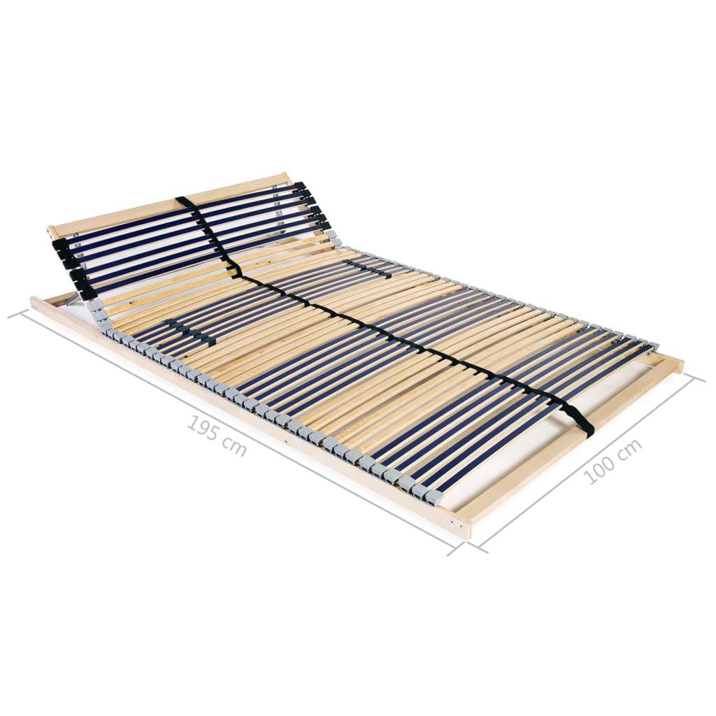 Lattenbodem met 42 latten 7 zones 100x200 cm is nu te koop bij PeponiXL, paradijselijk wonen!