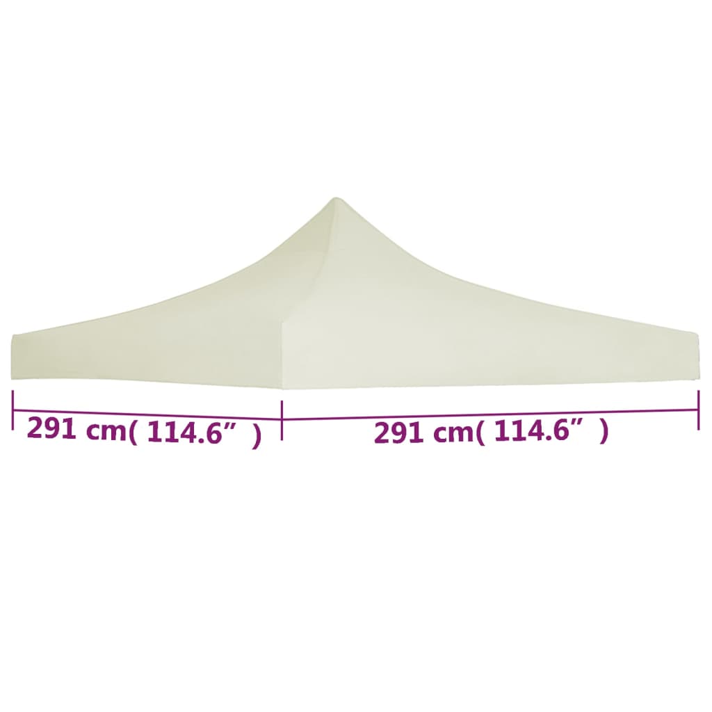Partytentdak 3x3 m crème is nu te koop bij PeponiXL, paradijselijk wonen!