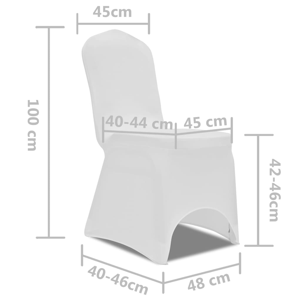 Stoelhoes Stretch Wit (50 stuks) is nu te koop bij PeponiXL, paradijselijk wonen!