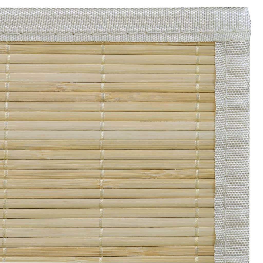 Tapijt rechthoekig 80x200 cm bamboe naturel is nu te koop bij PeponiXL, paradijselijk wonen!