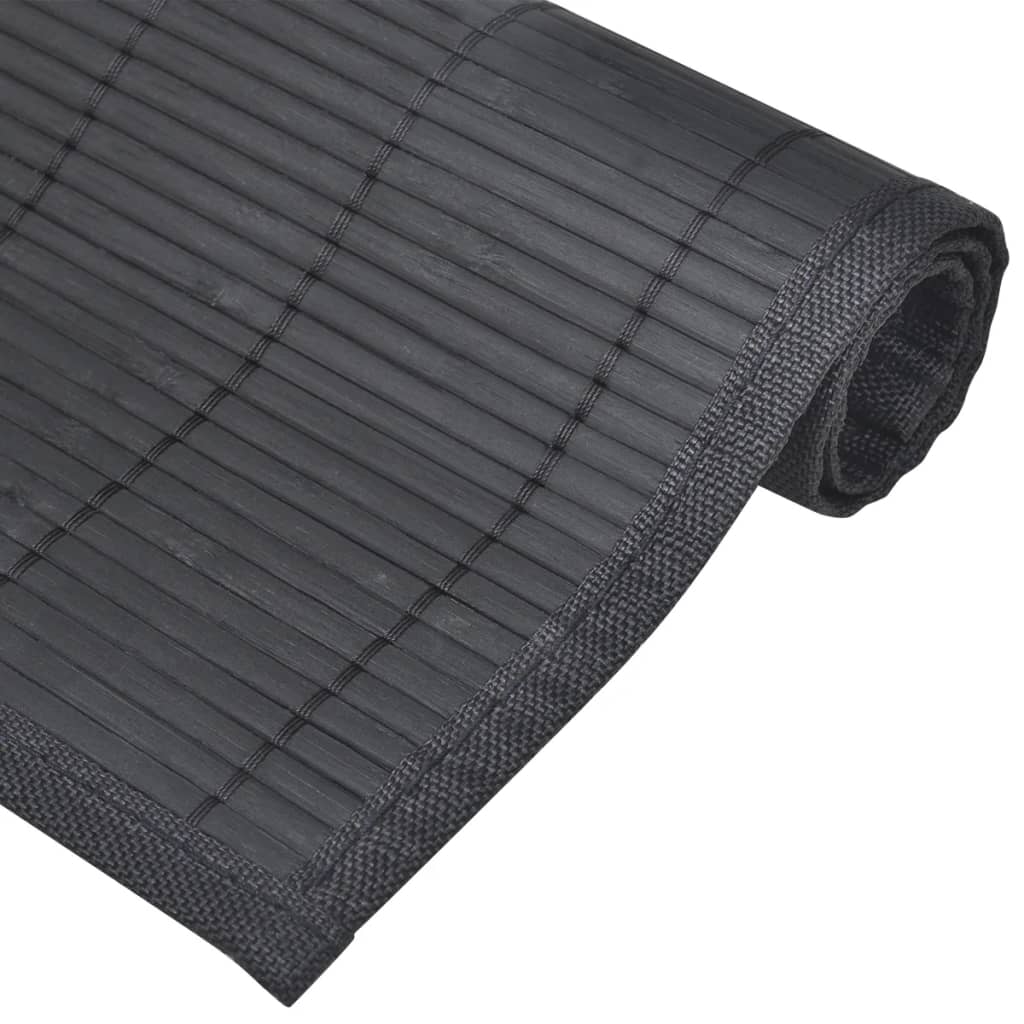 6 Placemats bamboe 30 x 45 cm zwart is nu te koop bij PeponiXL, paradijselijk wonen!