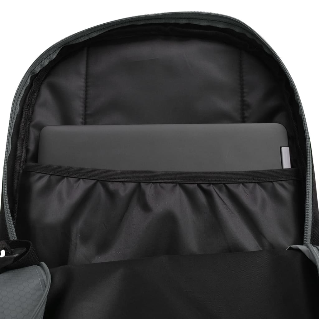 Rugzak voor school 40 L zwart en grijs is nu te koop bij PeponiXL, paradijselijk wonen!