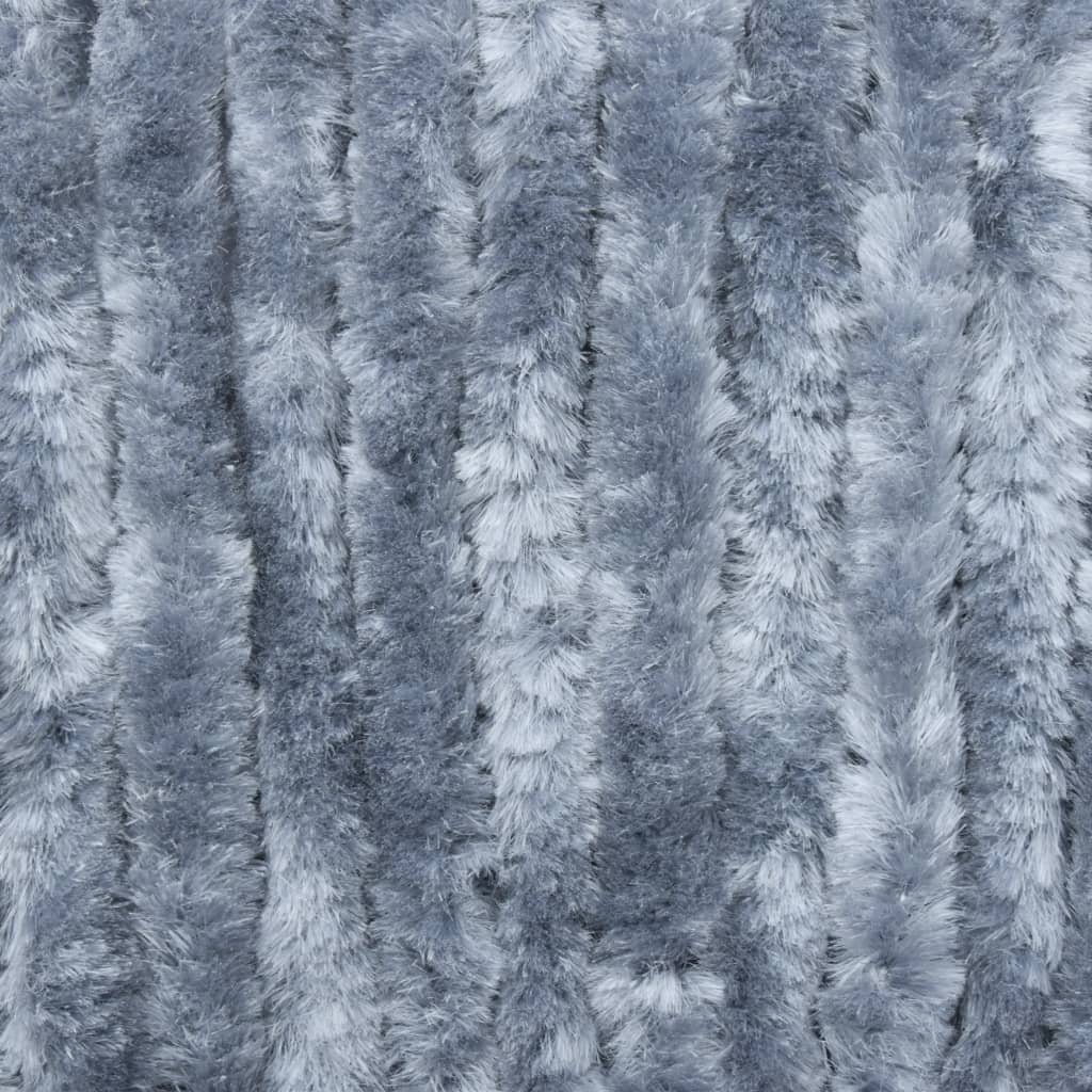 Vliegengordijn 56x185 cm chenille zilverkleurig is nu te koop bij PeponiXL, paradijselijk wonen!