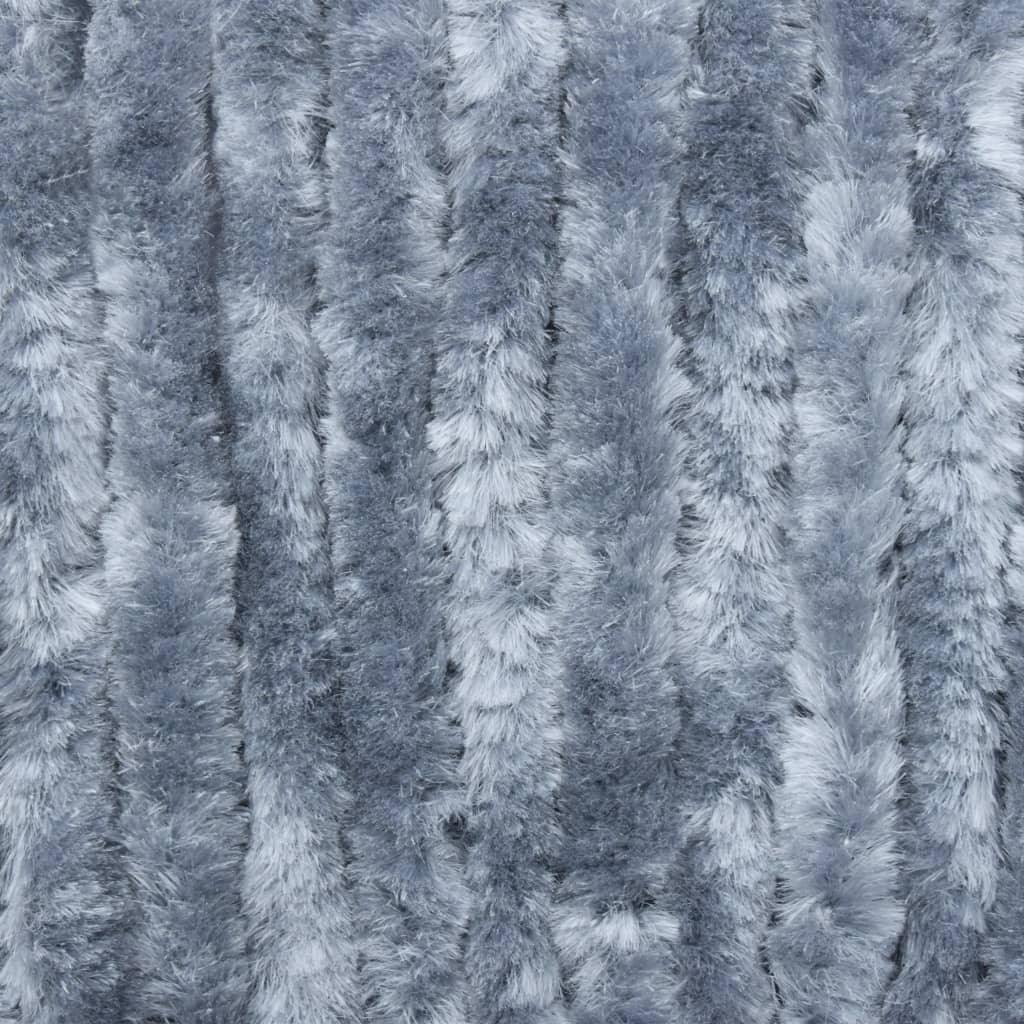 Vliegengordijn 90x220 cm chenille zilverkleurig is nu te koop bij PeponiXL, paradijselijk wonen!