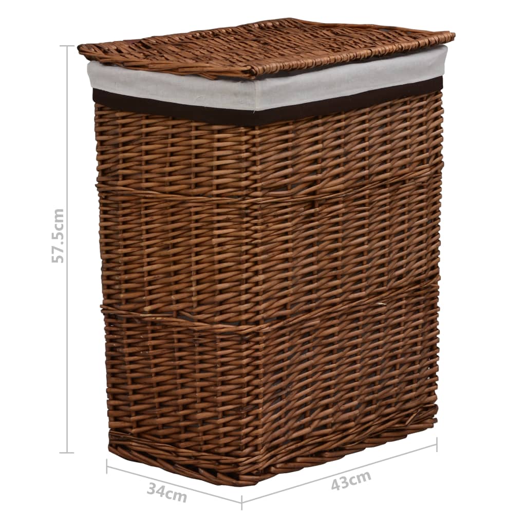 Wasmand wilgen bruin is nu te koop bij PeponiXL, paradijselijk wonen!