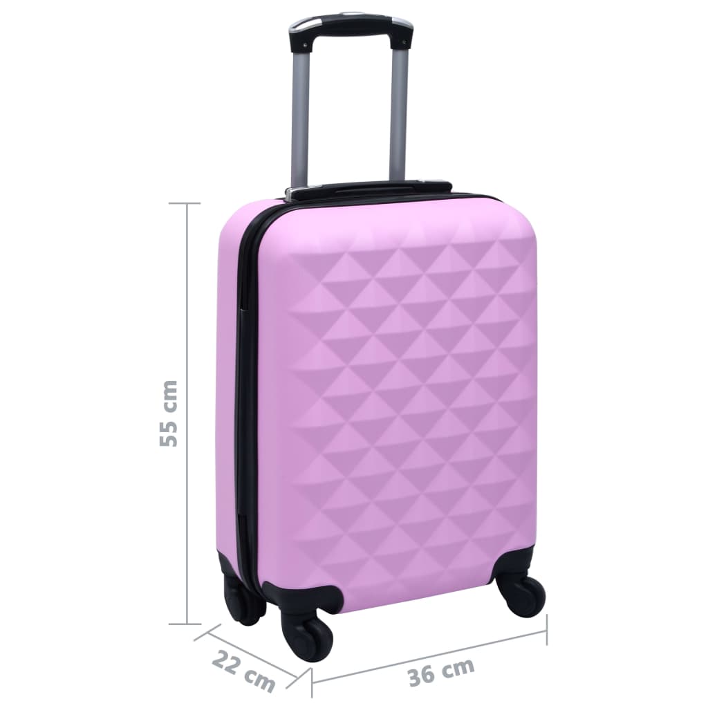 Harde koffer ABS roze is nu te koop bij PeponiXL, paradijselijk wonen!