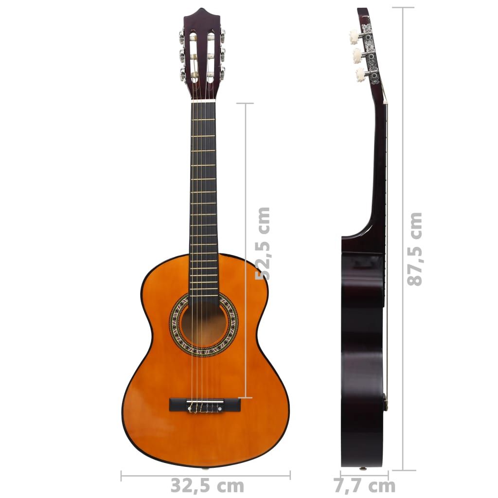 8-delige Gitaarset klassiek beginner 1/2 34" is nu te koop bij PeponiXL, paradijselijk wonen!