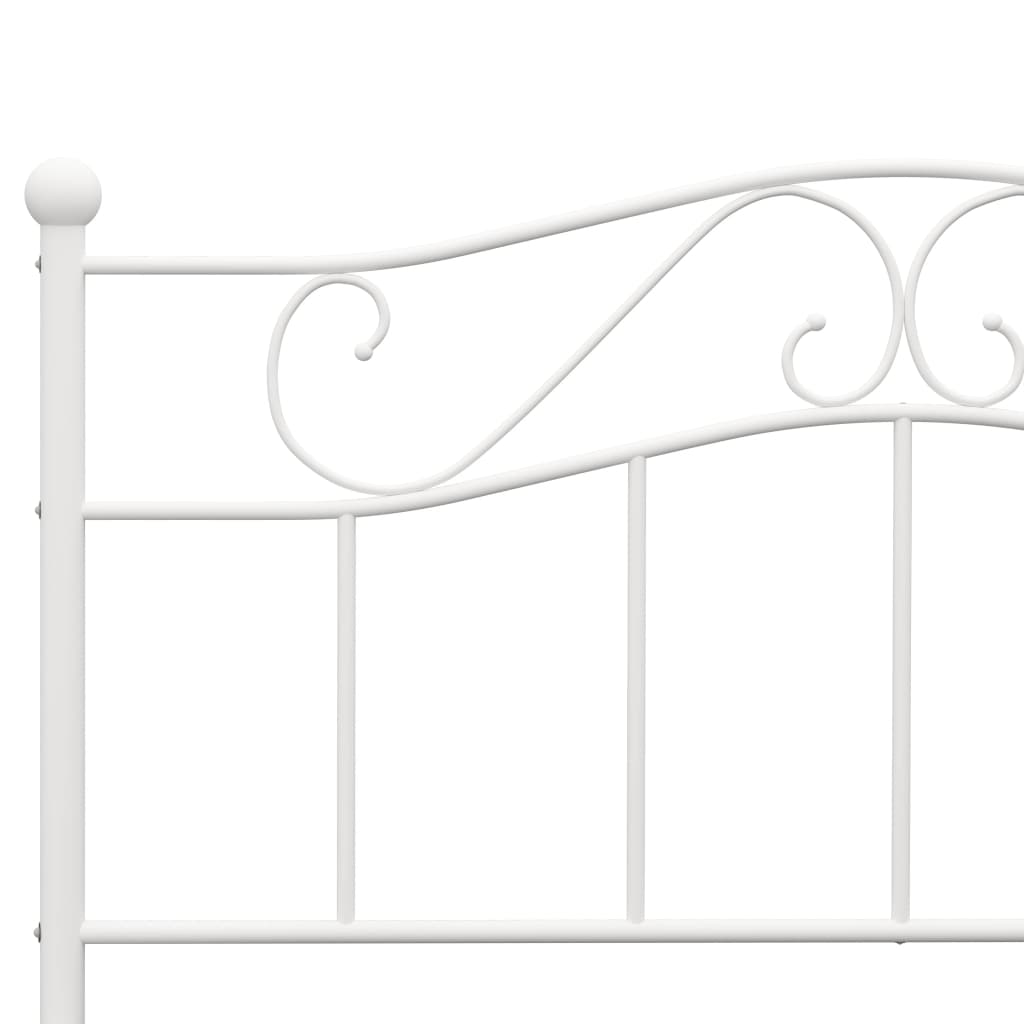 Bedframe metaal wit 140x200 cm is nu te koop bij PeponiXL, paradijselijk wonen!