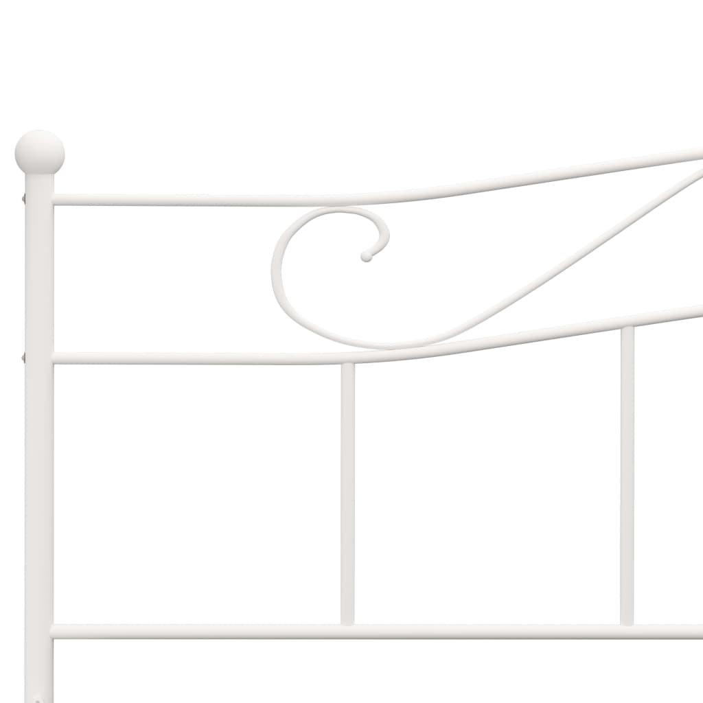 Bedframe metaal wit 180x200 cm is nu te koop bij PeponiXL, paradijselijk wonen!