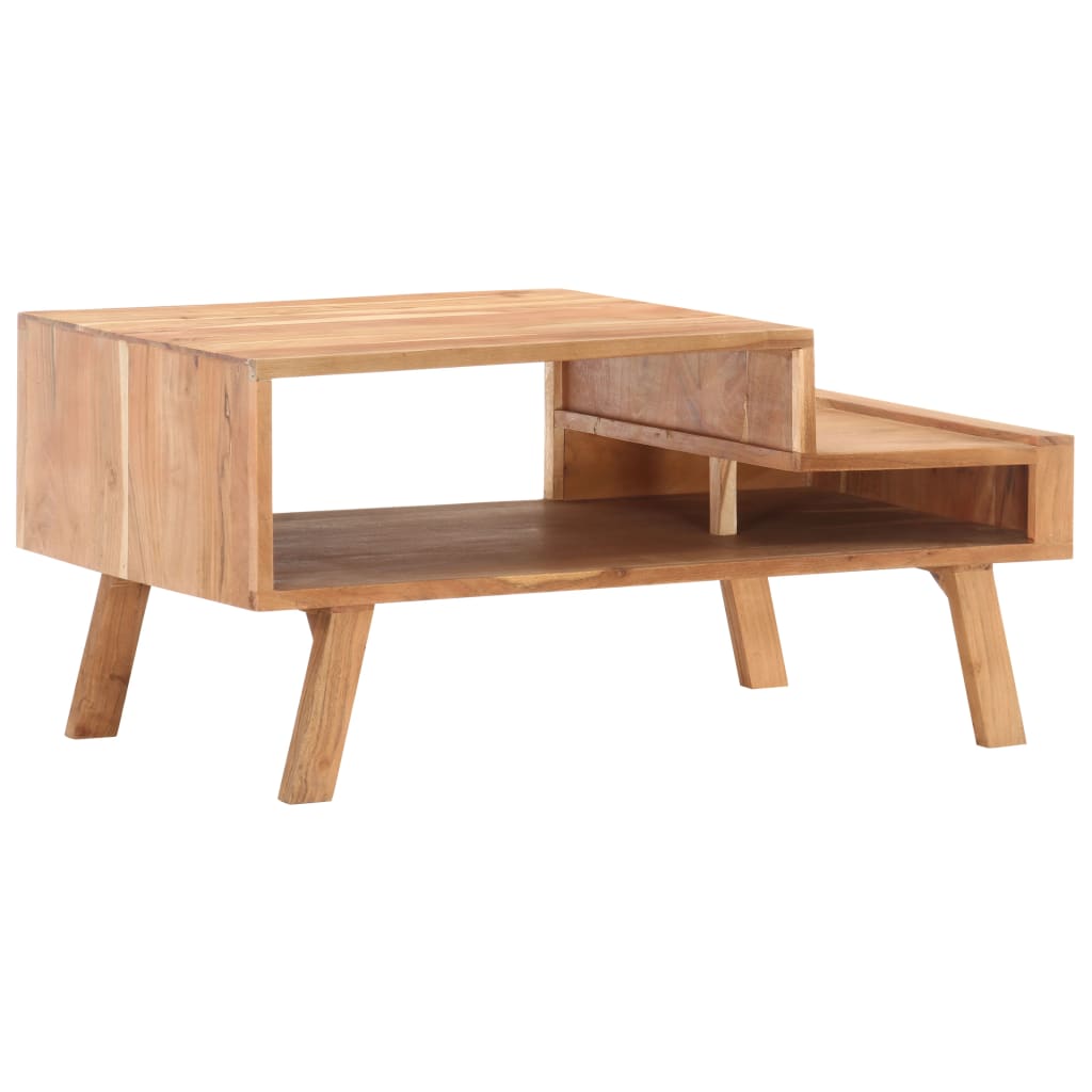 Salontafel 100x50x45 cm massief acaciahout is nu te koop bij PeponiXL, paradijselijk wonen!
