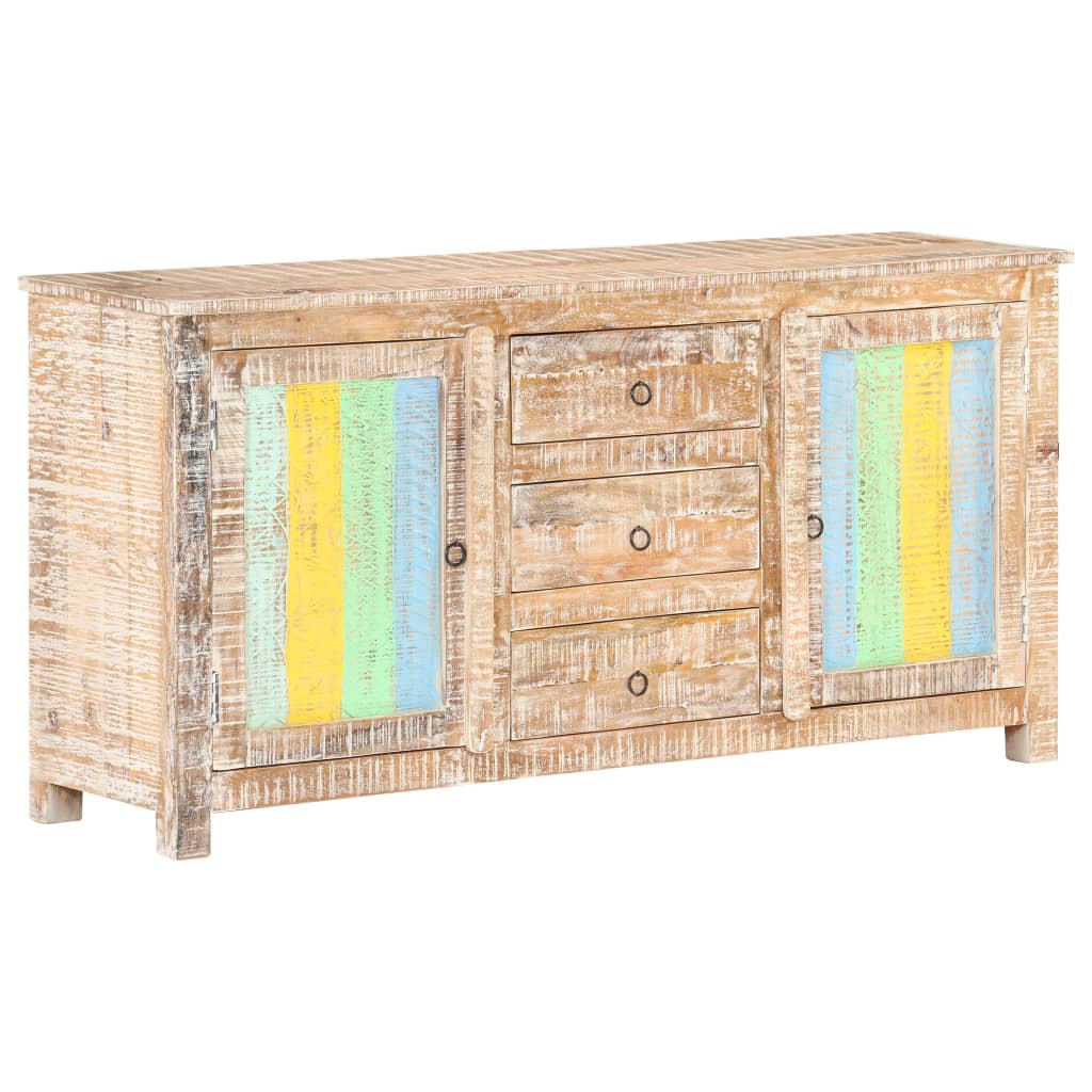 Dressoir 151x40x75 cm ruw acaciahout is nu te koop bij PeponiXL, paradijselijk wonen!