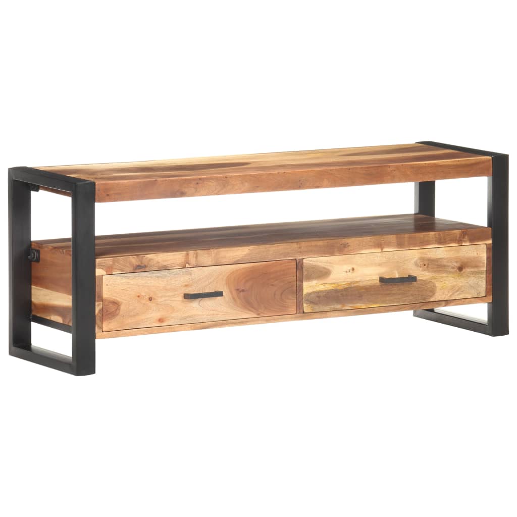 Tv-meubel 120x35x45 cm hout met honingkleurige afwerking is nu te koop bij PeponiXL, paradijselijk wonen!