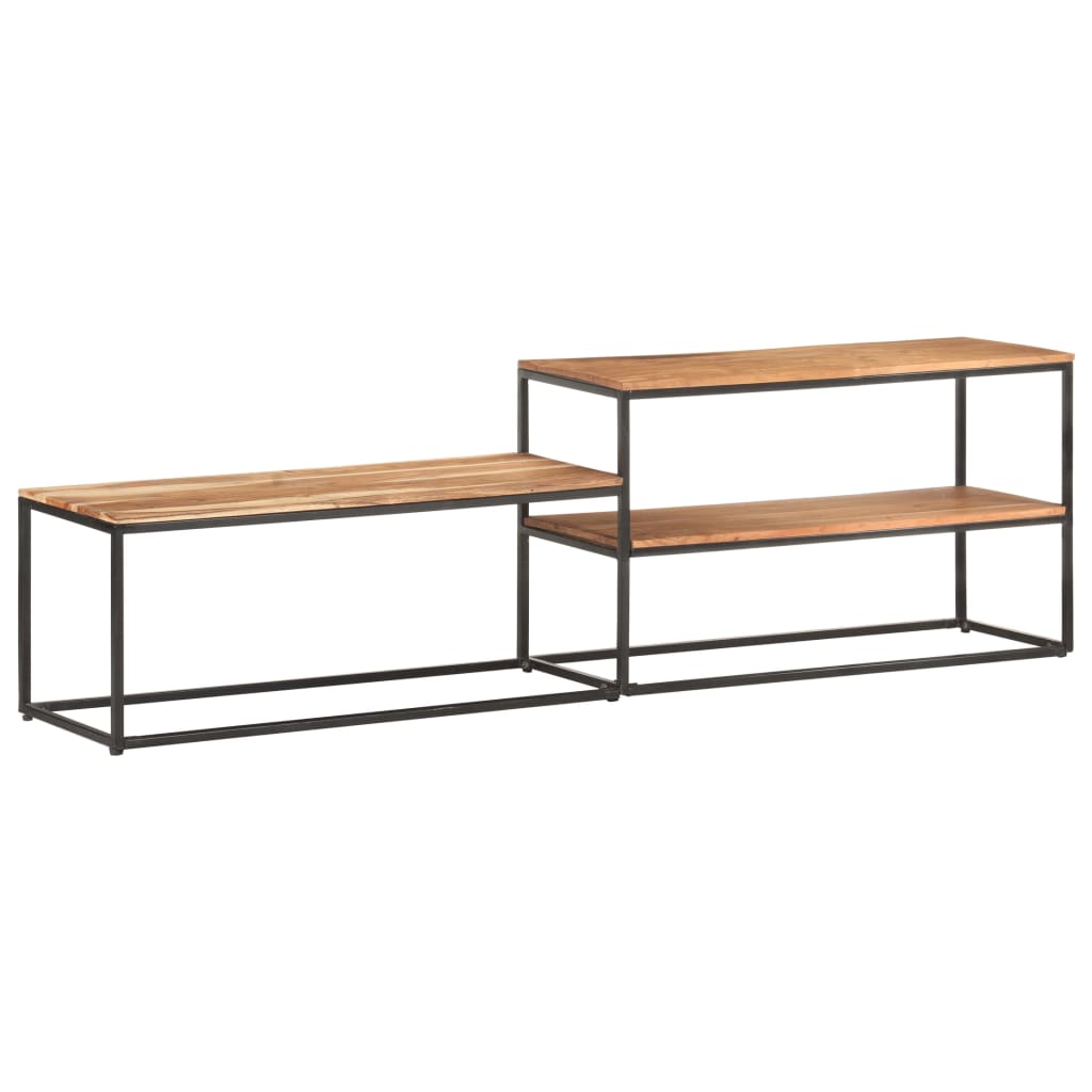 Tv-meubel 180x30x50 cm massief acaciahout is nu te koop bij PeponiXL, paradijselijk wonen!