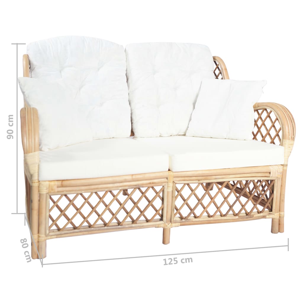 Tweezitsbank rattan is nu te koop bij PeponiXL, paradijselijk wonen!