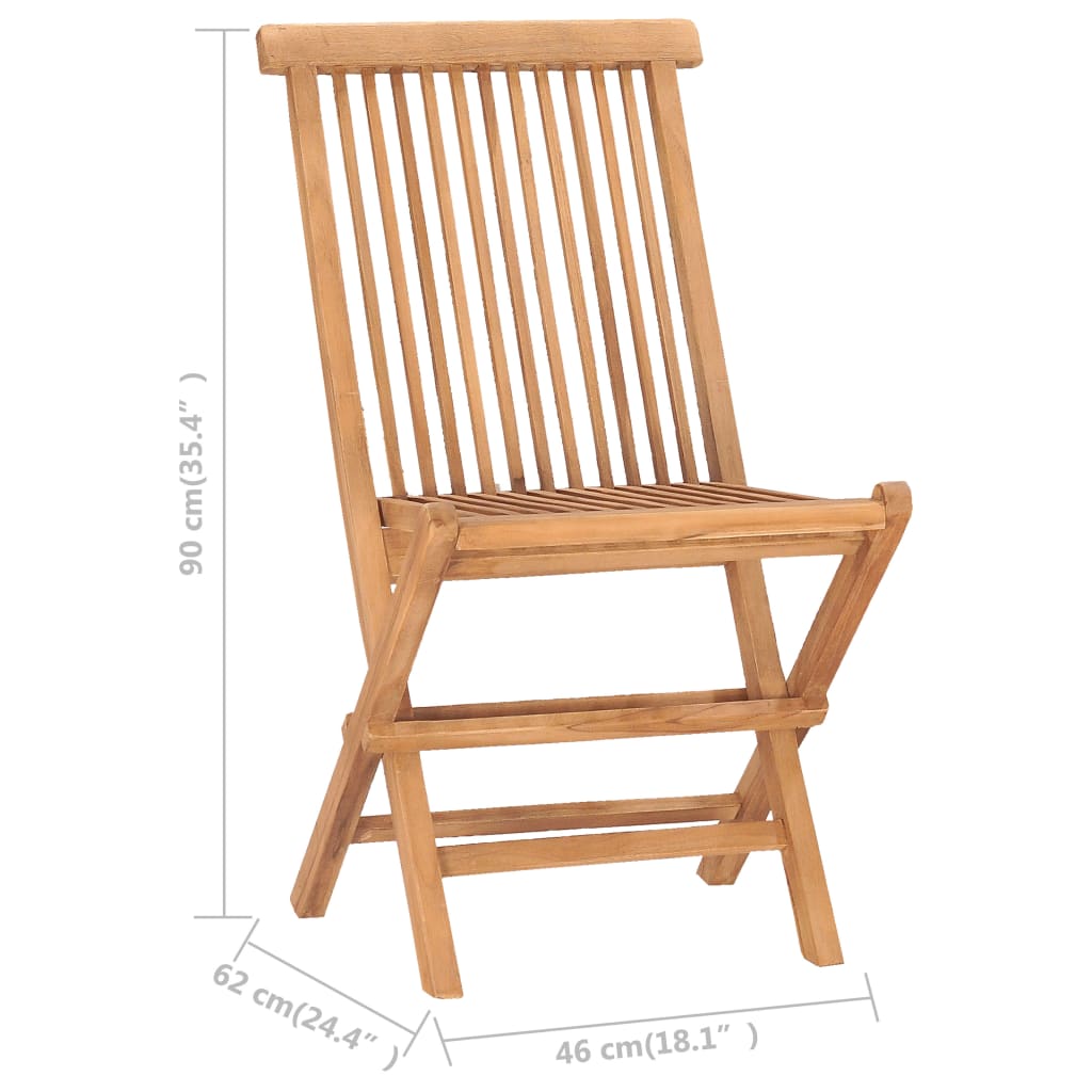 7-delige Tuinset inklapbaar massief teakhout is nu te koop bij PeponiXL, paradijselijk wonen!