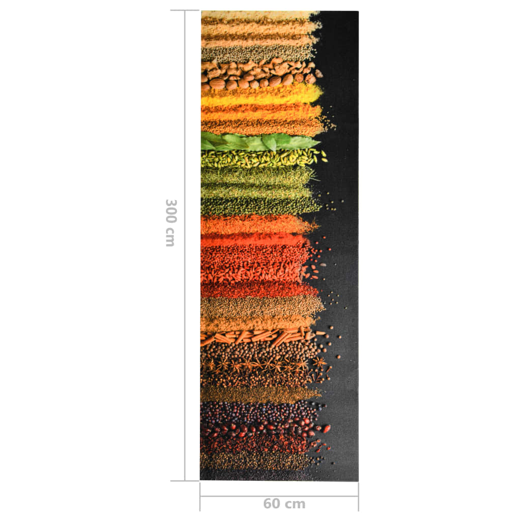 Keukenmat wasbaar Spice 60x300 cm is nu te koop bij PeponiXL, paradijselijk wonen!