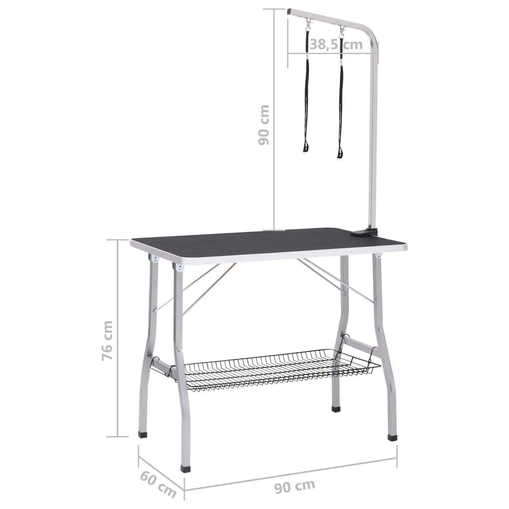 Hondentrimtafel verstelbaar met 2 lussen en opbergschap is nu te koop bij PeponiXL, paradijselijk wonen!