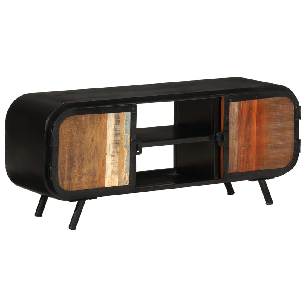 Tv-meubel 110x30x45 cm massief gerecycled hout is nu te koop bij PeponiXL, paradijselijk wonen!