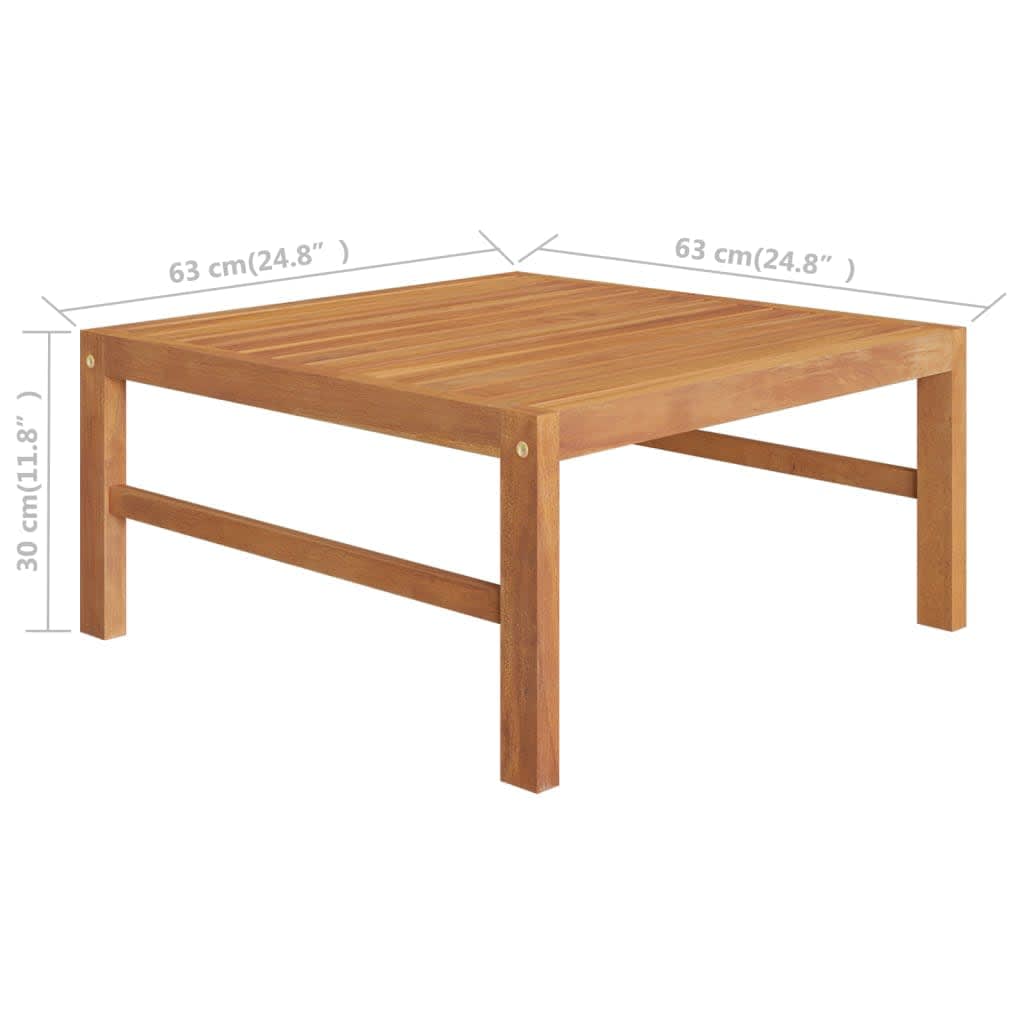 4-delige Loungeset met grijze kussens massief teakhout is nu te koop bij PeponiXL, paradijselijk wonen!