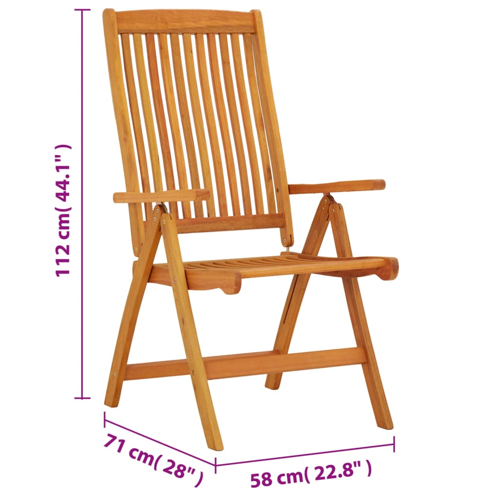 Tuinstoelen 2 st inklapbaar massief eucalyptushout is nu te koop bij PeponiXL, paradijselijk wonen!