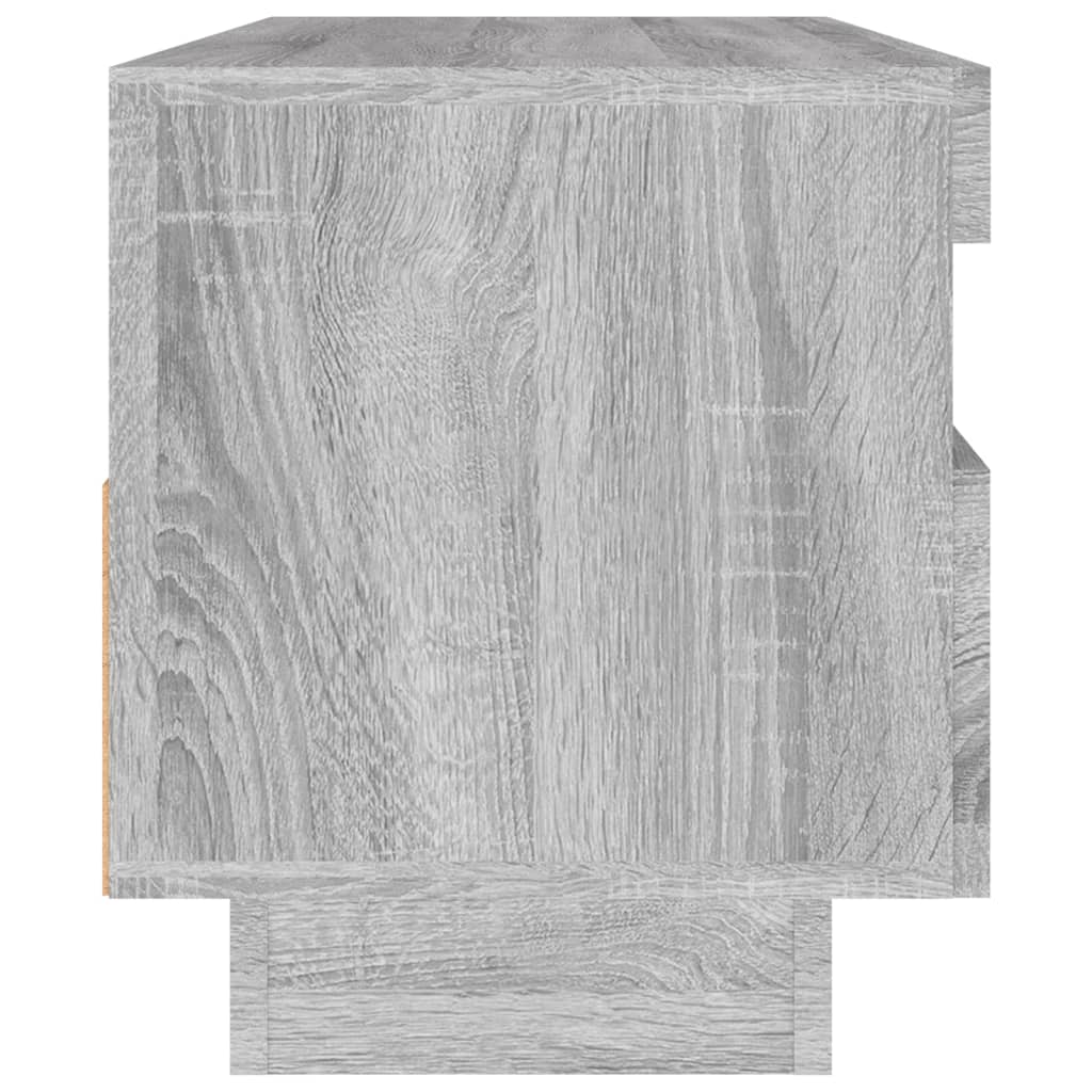 Tv-meubel met LED-verlichting 100x35x40 cm grijs sonoma eiken is nu te koop bij PeponiXL, paradijselijk wonen!