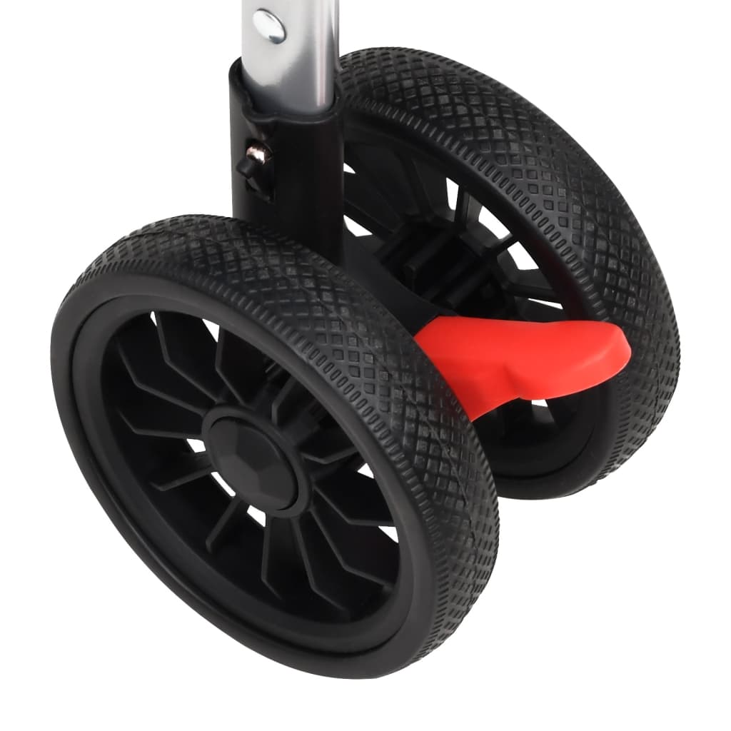 Hondenwagen inklapbaar 76x50x100 cm oxford stof grijs is nu te koop bij PeponiXL, paradijselijk wonen!