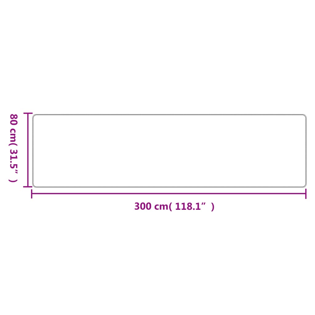 Tapijtloper 80x300 cm sisal-look antracietkleurig is nu te koop bij PeponiXL, paradijselijk wonen!