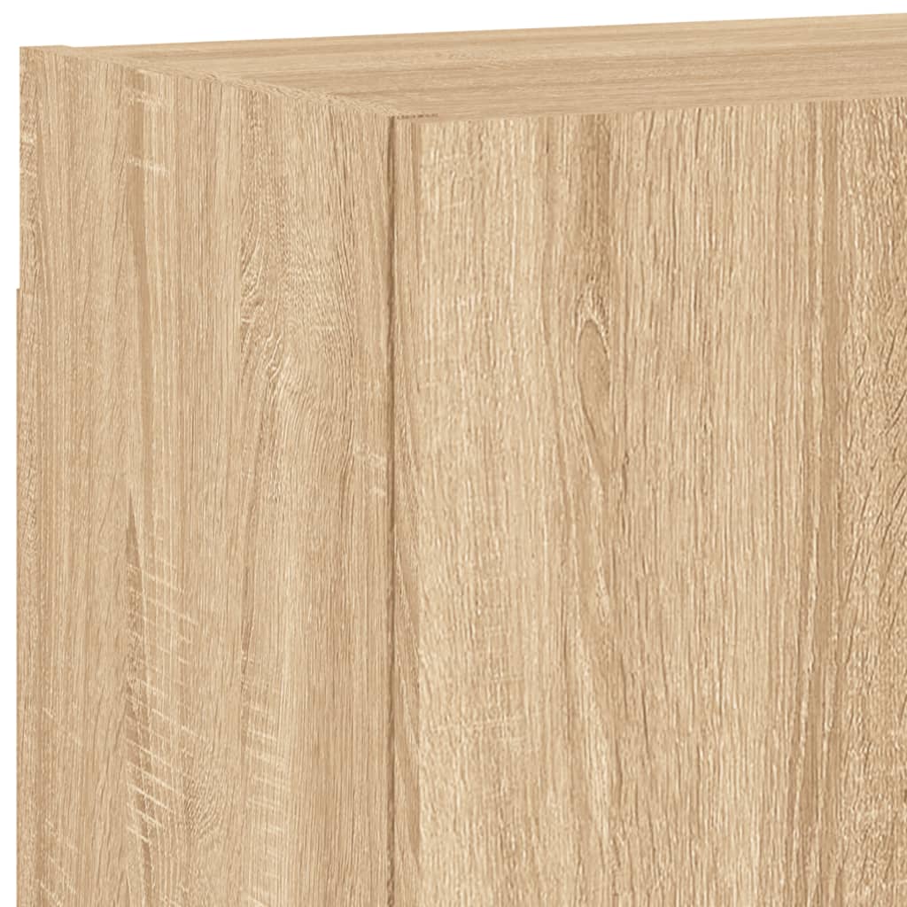 Tv-wandmeubel 40,5x30x40 cm bewerkt hout sonoma eikenkleurig is nu te koop bij PeponiXL, paradijselijk wonen!