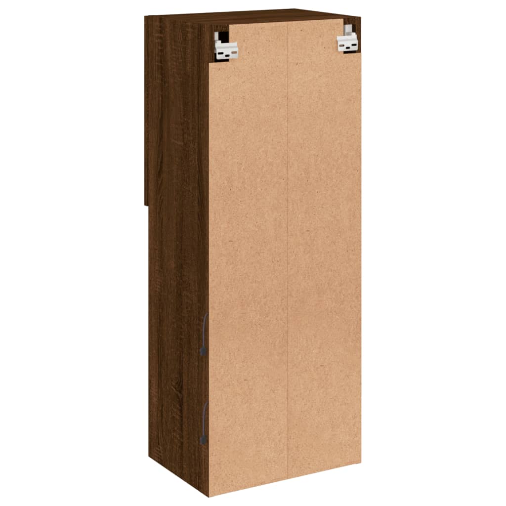 Tv-meubel met LED-verlichting 40,5x30x102 cm bruin eikenkleur is nu te koop bij PeponiXL, paradijselijk wonen!