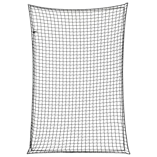 Aanhangwagennet elastisch touw 2,2x1,5 m polypropeen zwart