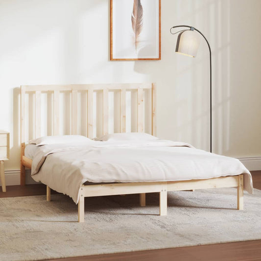 Bedframe zonder matras massief grenenhout 135x190 cm