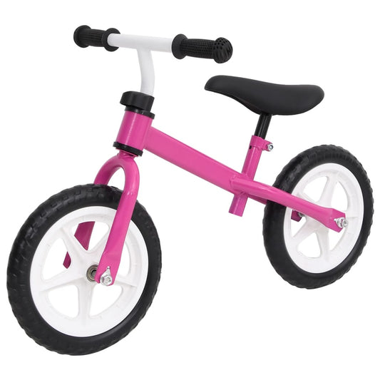 Loopfiets met 9,5 inch wielen roze