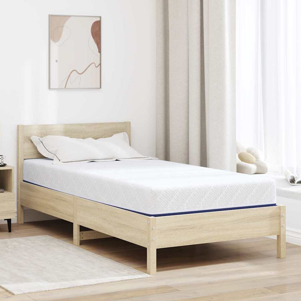 Matrassen Wit, Blauw 90 x 200 cm 100% polyester jacquard stof