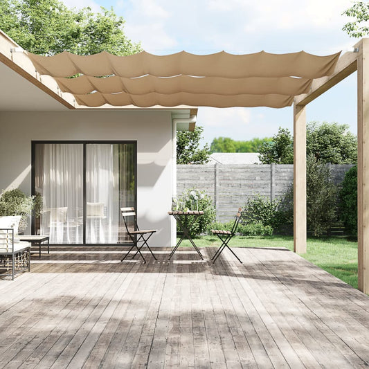 Luifel verticaal 60x1000 cm oxford stof taupe