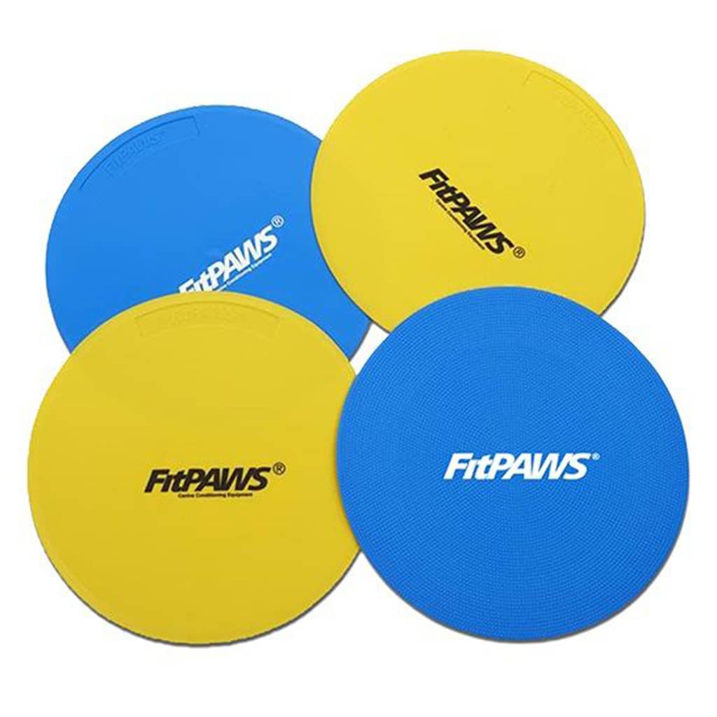 FitPAWS Targets 4 st geel en blauw is nu te koop bij PeponiXL, paradijselijk wonen!