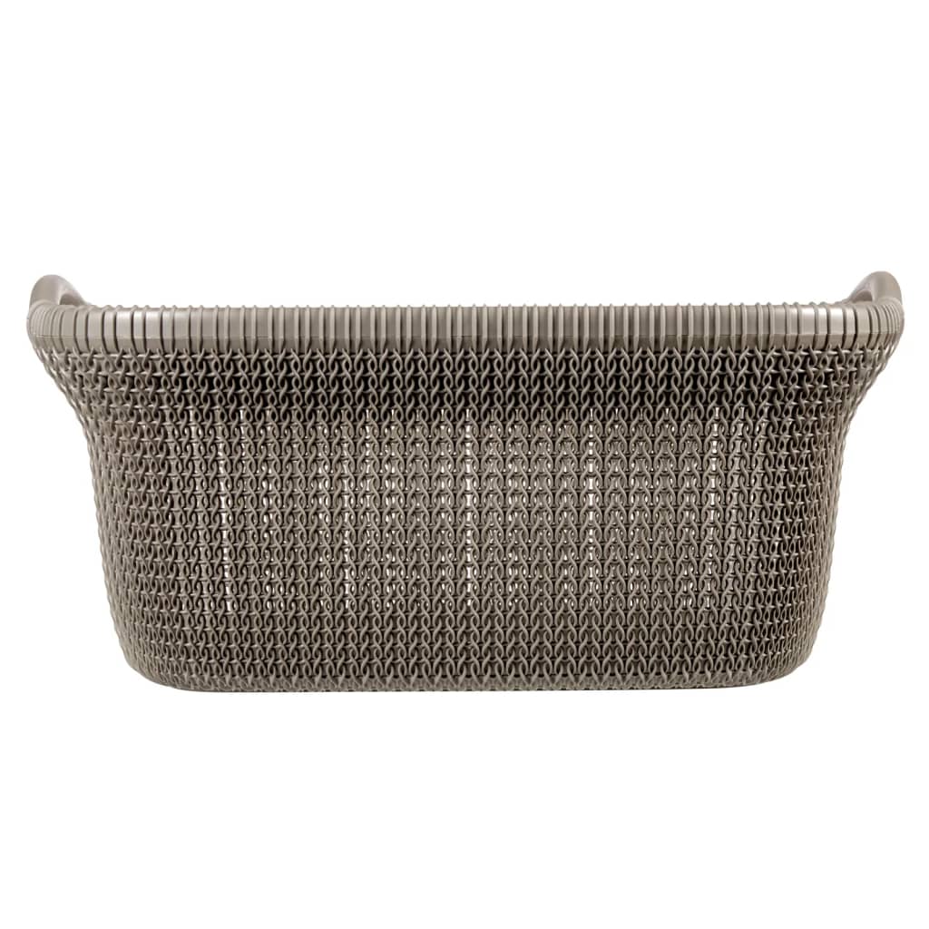 Curver Wasmand Knit 40 L metallic bruin is nu te koop bij PeponiXL, paradijselijk wonen!