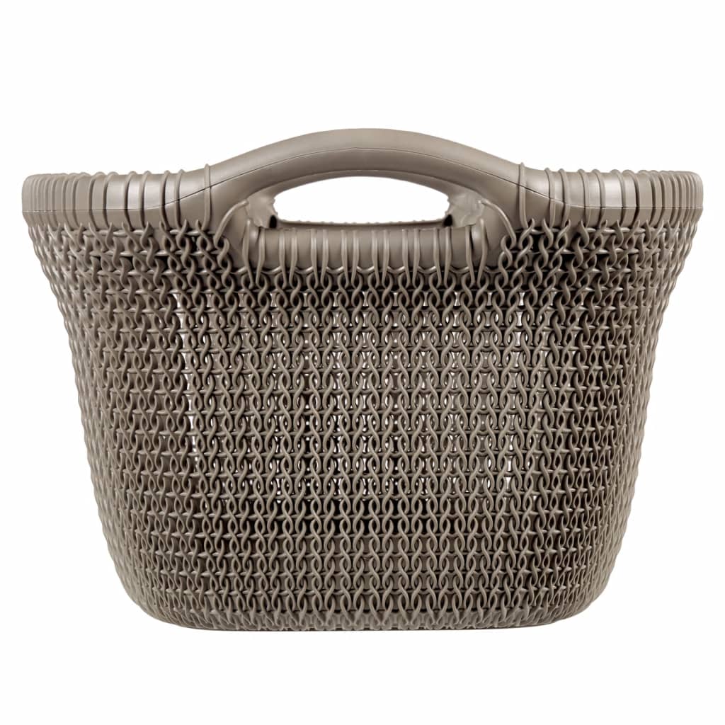 Curver Wasmand Knit 40 L metallic bruin is nu te koop bij PeponiXL, paradijselijk wonen!