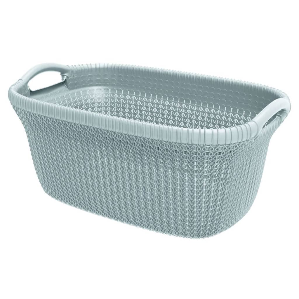 Curver Wasmand Knit 40 L lichtblauw is nu te koop bij PeponiXL, paradijselijk wonen!