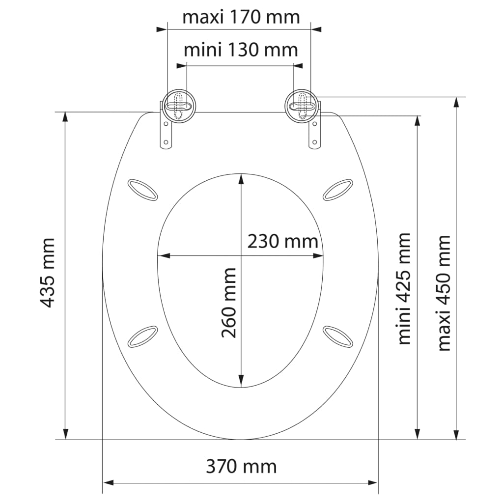 SCHÜTTE Toiletbril SEA STONE MDF is nu te koop bij PeponiXL, paradijselijk wonen!