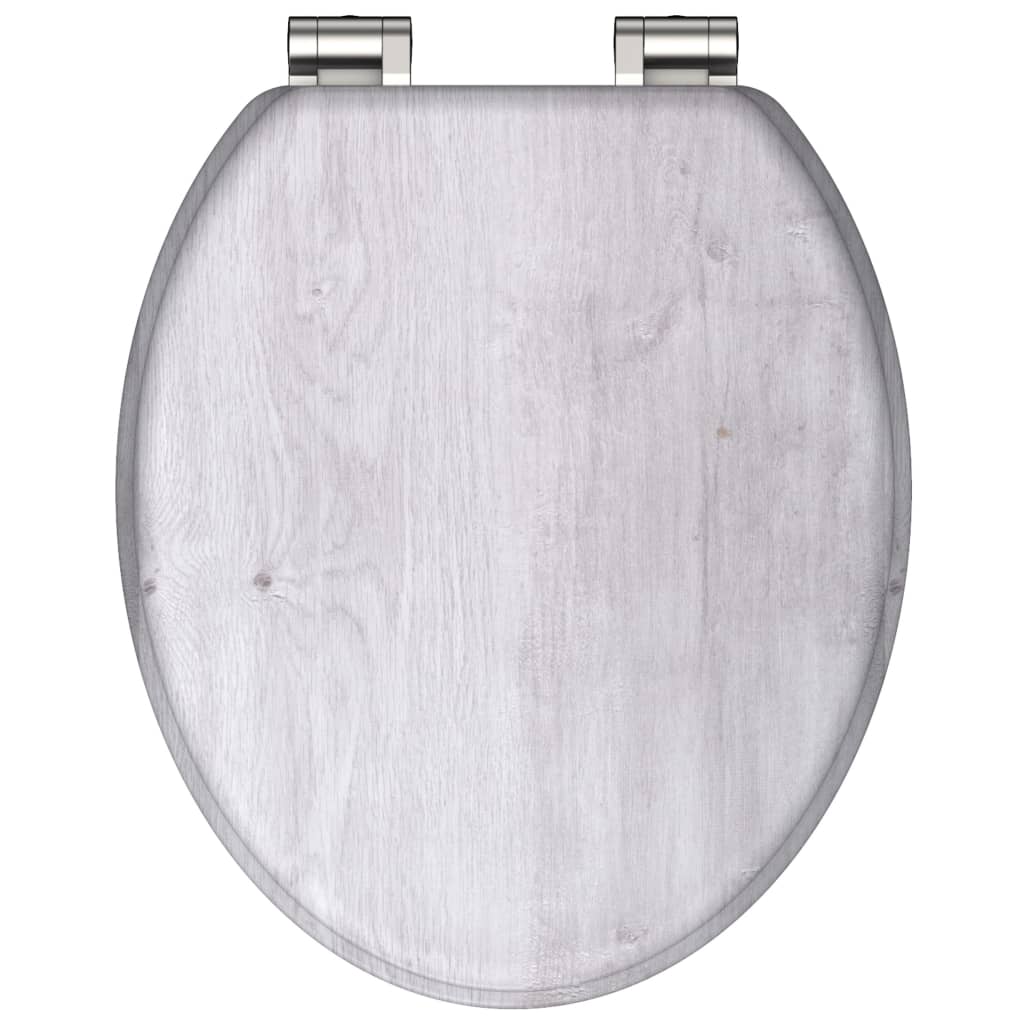 SCHÜTTE Toiletbril met soft-close LIGHT WOOD MDF is nu te koop bij PeponiXL, paradijselijk wonen!